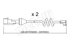 Vystrazny kontakt, opotrebeni oblozeni METELLI SU.165K