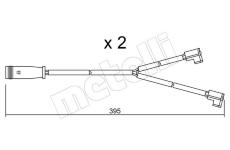 Vystrazny kontakt, opotrebeni oblozeni METELLI SU.174K