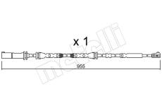 Vystrazny kontakt, opotrebeni oblozeni METELLI SU.280