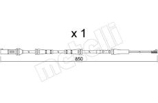 Vystrazny kontakt, opotrebeni oblozeni METELLI SU.374