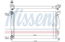 Chladič, chlazení motoru NISSENS 60304A