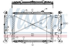 Chladič, chlazení motoru NISSENS 606496