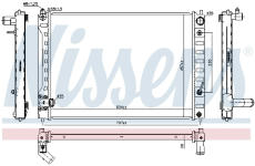 Chladič, chlazení motoru NISSENS 606162