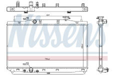 Chladič, chlazení motoru NISSENS 606294