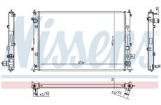 Chladič, chlazení motoru NISSENS 606297