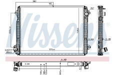 Chladič, chlazení motoru NISSENS 606320