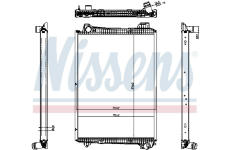 Chladič motora NISSENS 606321