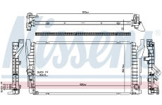 Chladič, chlazení motoru NISSENS 606385