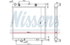 Chladič, chlazení motoru NISSENS 606400