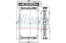 Chladič, chlazení motoru NISSENS 606777