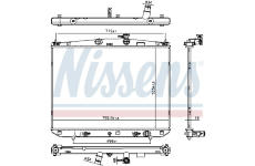 Chladič, chlazení motoru NISSENS 606827