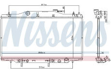 Chladič, chlazení motoru NISSENS 606988