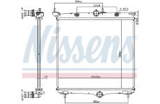 Chladič, chlazení motoru NISSENS 607031