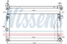 Chladič, chlazení motoru NISSENS 607154