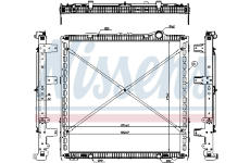 Chladič, chlazení motoru NISSENS 61449