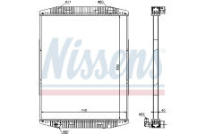 Chladič, chlazení motoru NISSENS 619710
