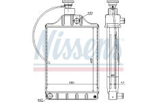 Chladič, chlazení motoru NISSENS 62254