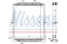 Chladič, chlazení motoru NISSENS 62343A