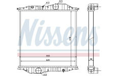 Chladič, chlazení motoru NISSENS 625502