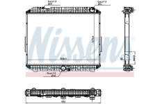 Chladič, chlazení motoru NISSENS 6270030