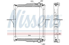 Chladič, chlazení motoru NISSENS 63783