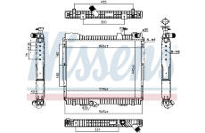 Chladič, chlazení motoru NISSENS 637873