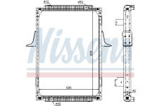 Chladič motora NISSENS 63787A