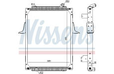 Chladič, chlazení motoru NISSENS 637892