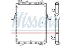 Chladič, chlazení motoru NISSENS 63821A