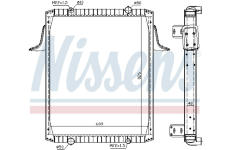 Chladič, chlazení motoru NISSENS 63822A