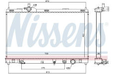 Chladič, chlazení motoru NISSENS 646946