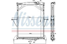 Chladič, chlazení motoru NISSENS 65466A