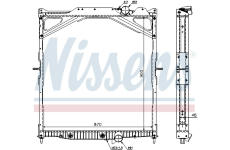 Chladič motora NISSENS 65472A