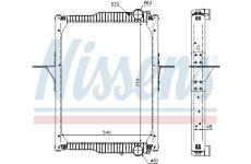 Chladič, chlazení motoru NISSENS 65475
