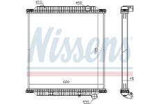 Chladič, chlazení motoru NISSENS 654760