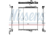 Chladič, chlazení motoru NISSENS 654790