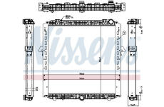 Chladič, chlazení motoru NISSENS 67175