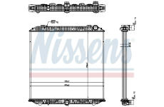 Chladič, chlazení motoru NISSENS 671750