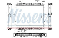 Chladič, chlazení motoru NISSENS 67178