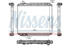 Chladič, chlazení motoru NISSENS 671780