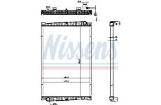Chladič, chlazení motoru NISSENS 67193