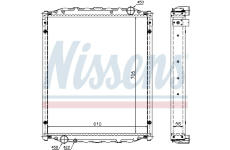 Chladič, chlazení motoru NISSENS 67220A