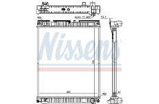 Chladič, chlazení motoru NISSENS 67227