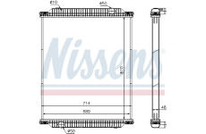 Chladič, chlazení motoru NISSENS 672570