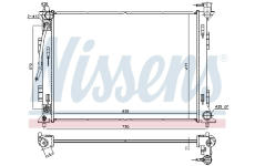 Chladič, chlazení motoru NISSENS 675049