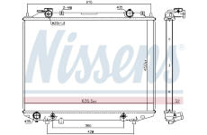 Chladič, chlazení motoru NISSENS 68535