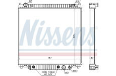 Chladič, chlazení motoru NISSENS 69205