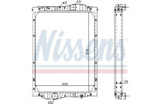 Chladič, chlazení motoru NISSENS 69603A