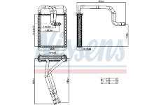 Výmenník tepla vnútorného kúrenia NISSENS 707326