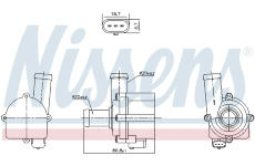 Prídavné vodné čerpadlo, prídavný ohrev NISSENS 832121